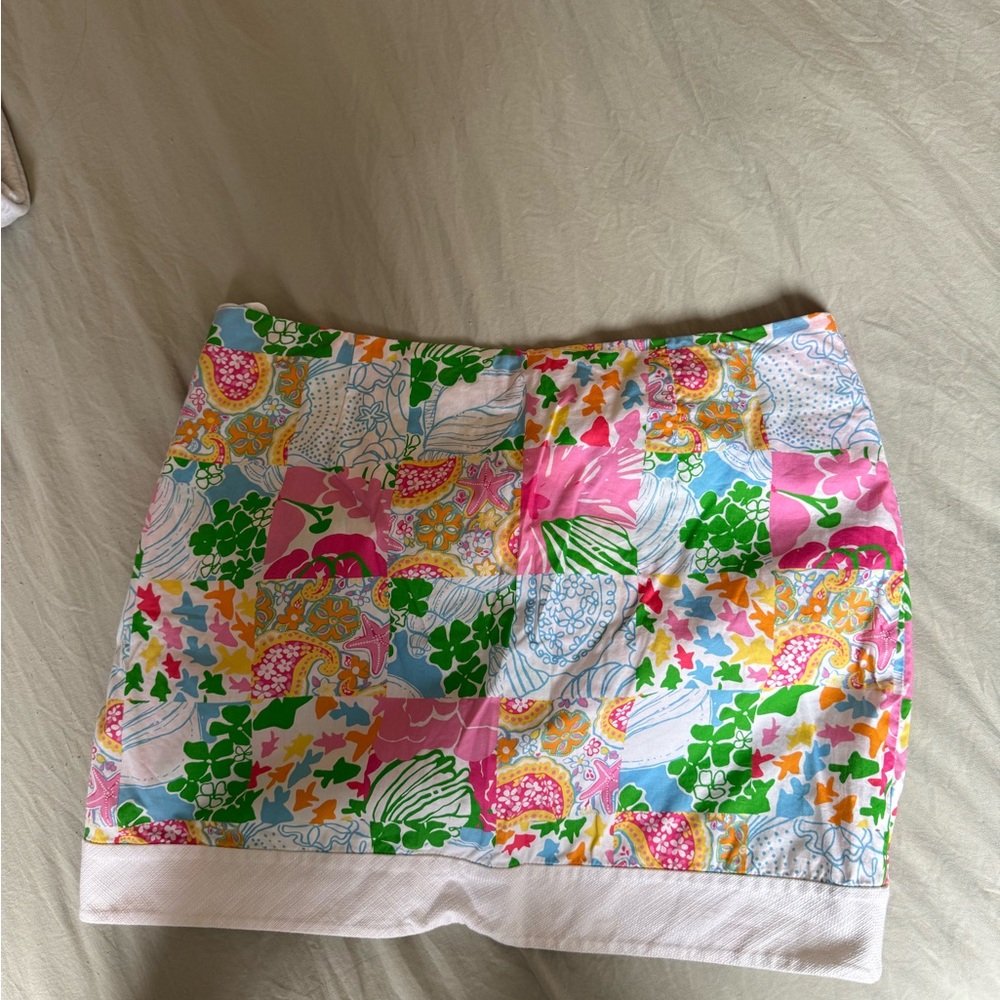 Lilly Pulitzer Multicolor Patchwork Skirt - image 3